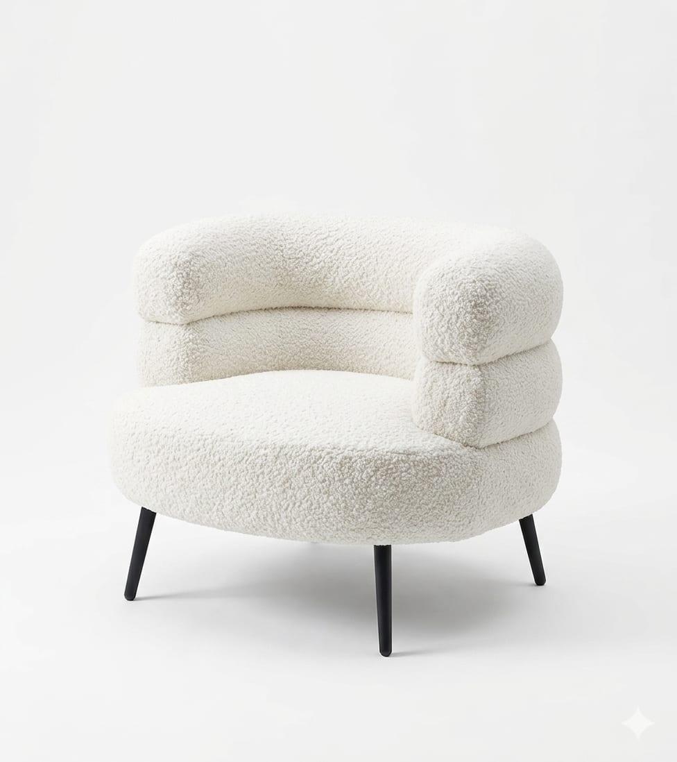 L'Ondine Bouclé Accent Chair
