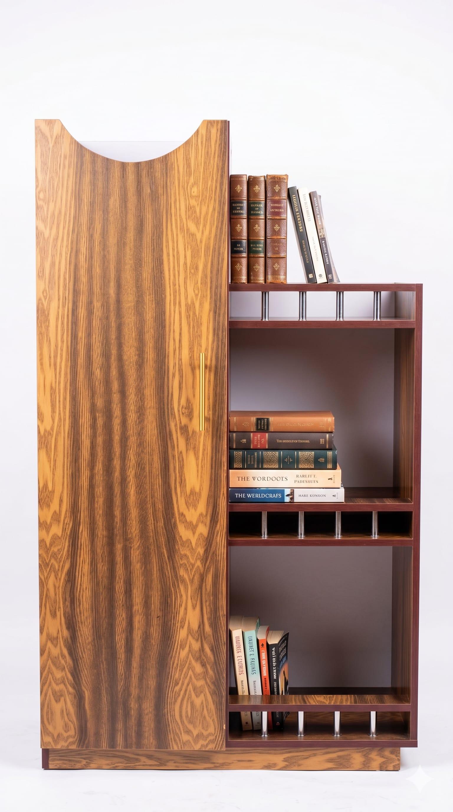 Multi-Tier Library Cabinet